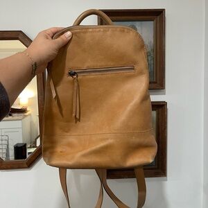 ABLE Maron Backpack in Cognac